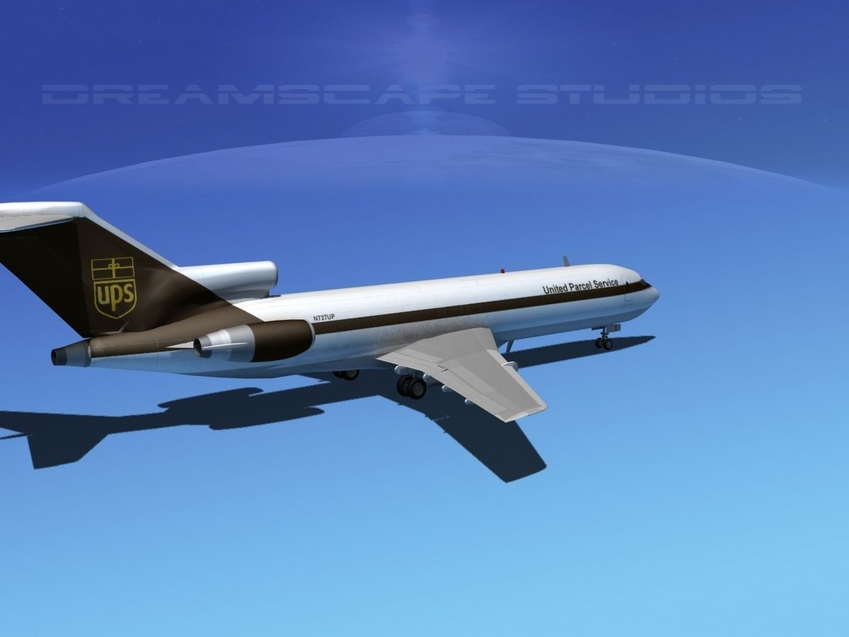Boeing 727-200 UPS 1 3D model_10