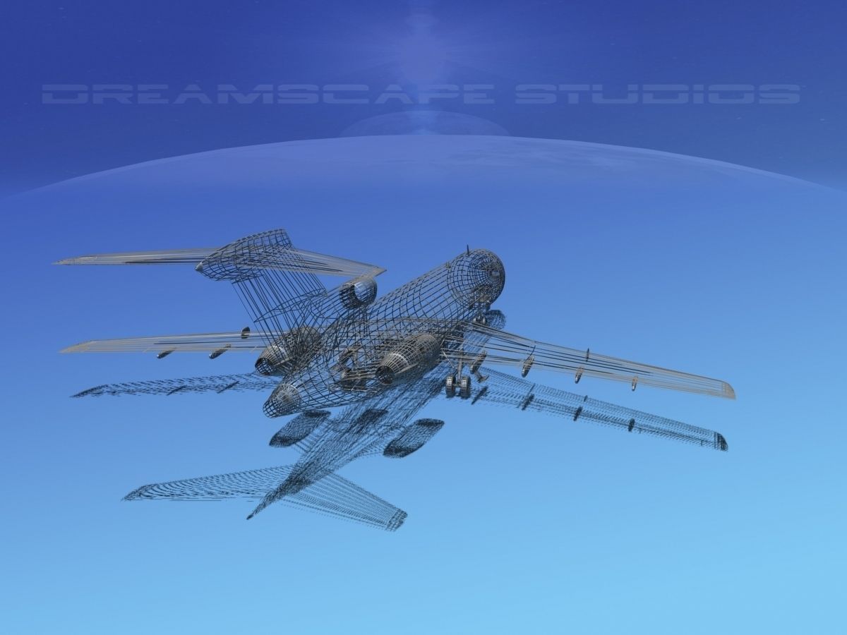 Boeing 727-200 UPS 1 3D model_4
