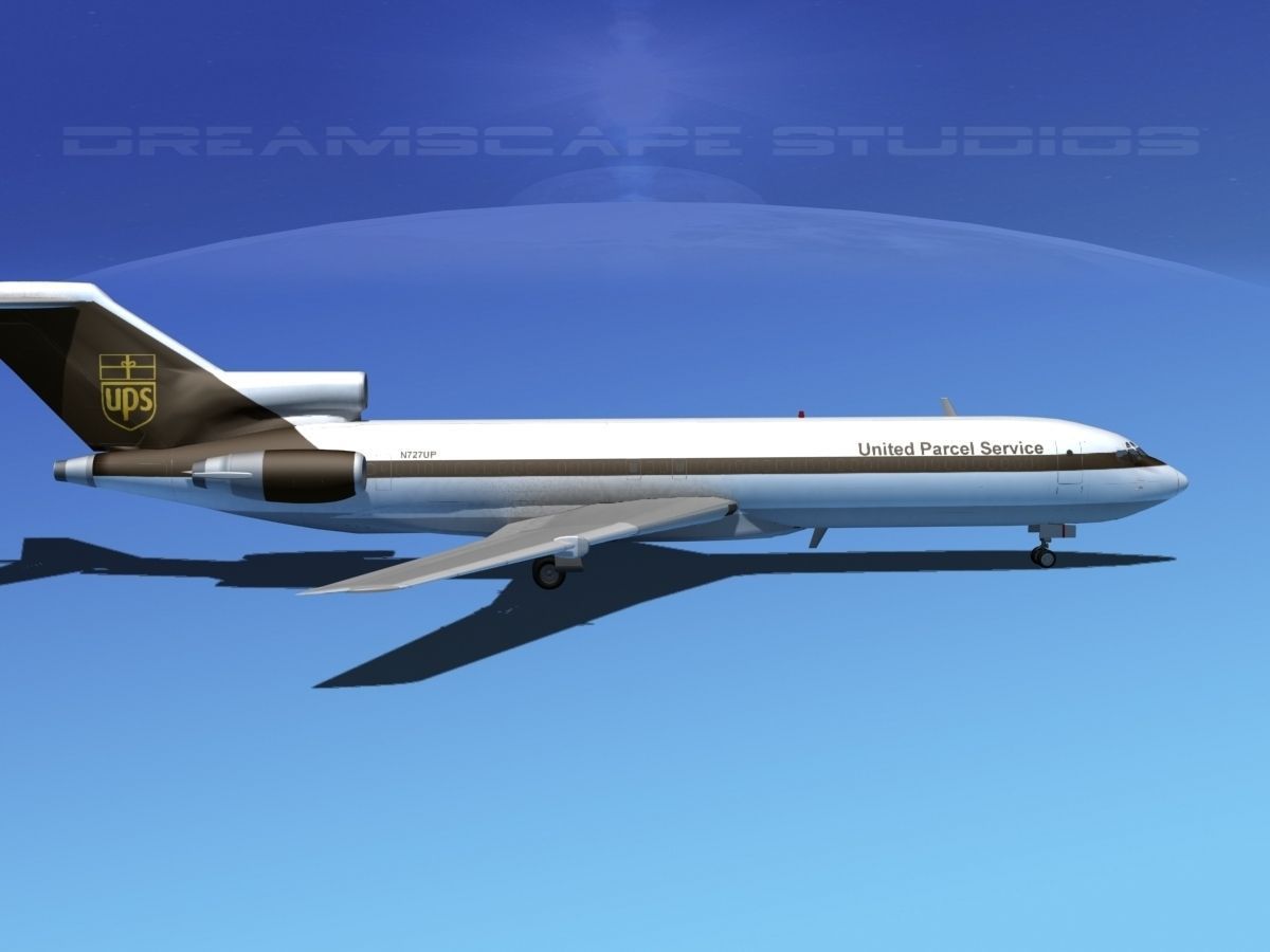 Boeing 727-200 UPS 1 3D model_9