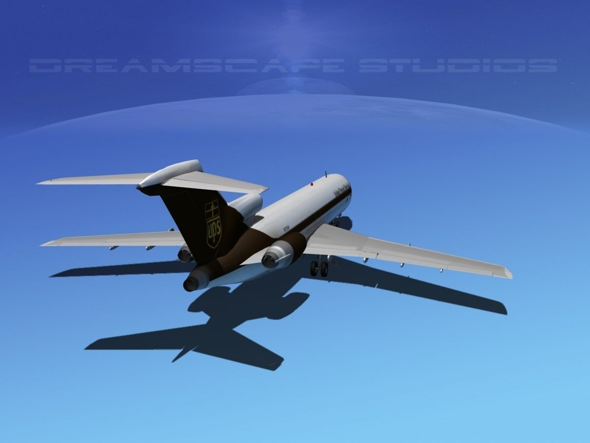 Boeing 727-200 UPS 1 3D model_12