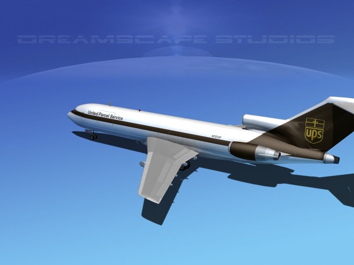 Boeing 727-200 UPS 1 3D model_11