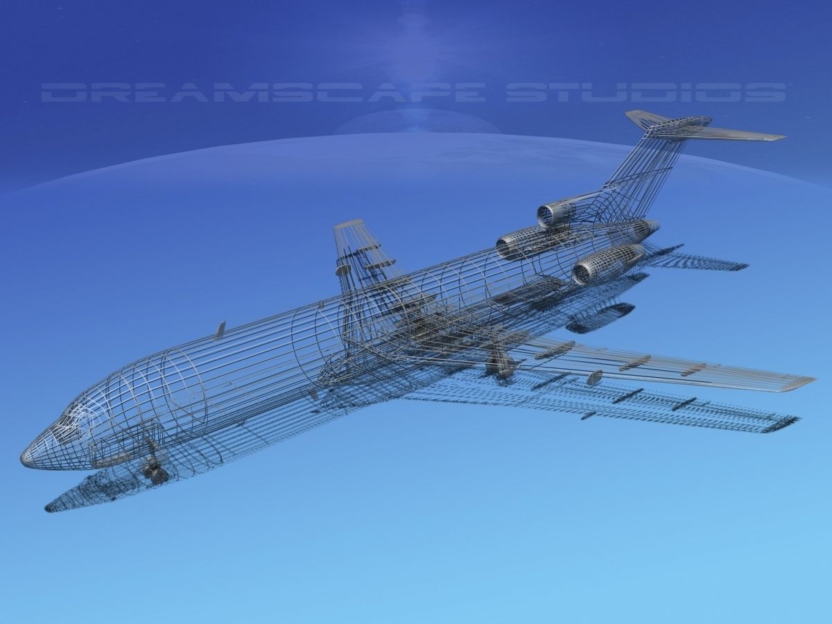 Boeing 727-200 UPS 1 3D model_3