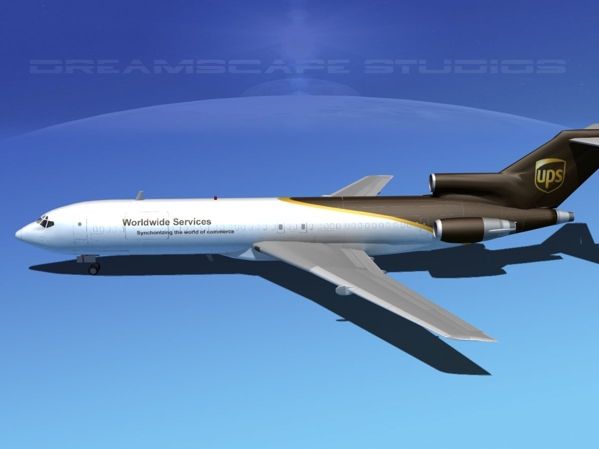 Boeing 727-200 UPS 2 3D model_14