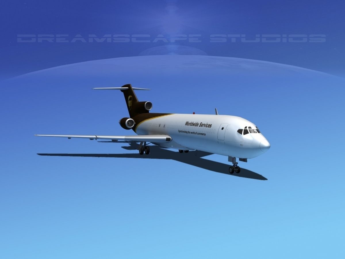 Boeing 727-200 UPS 2 3D model_7