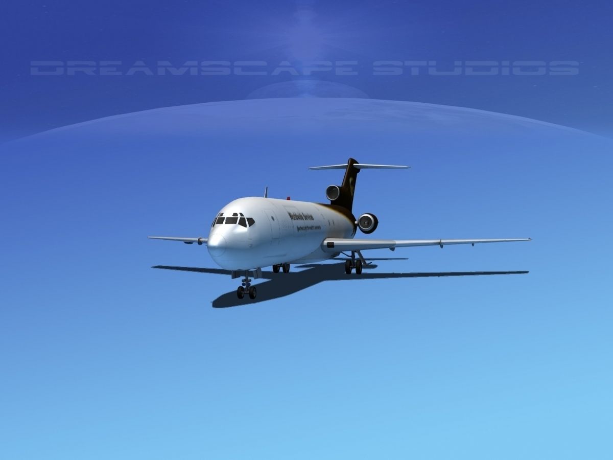 Boeing 727-200 UPS 2 3D model_5