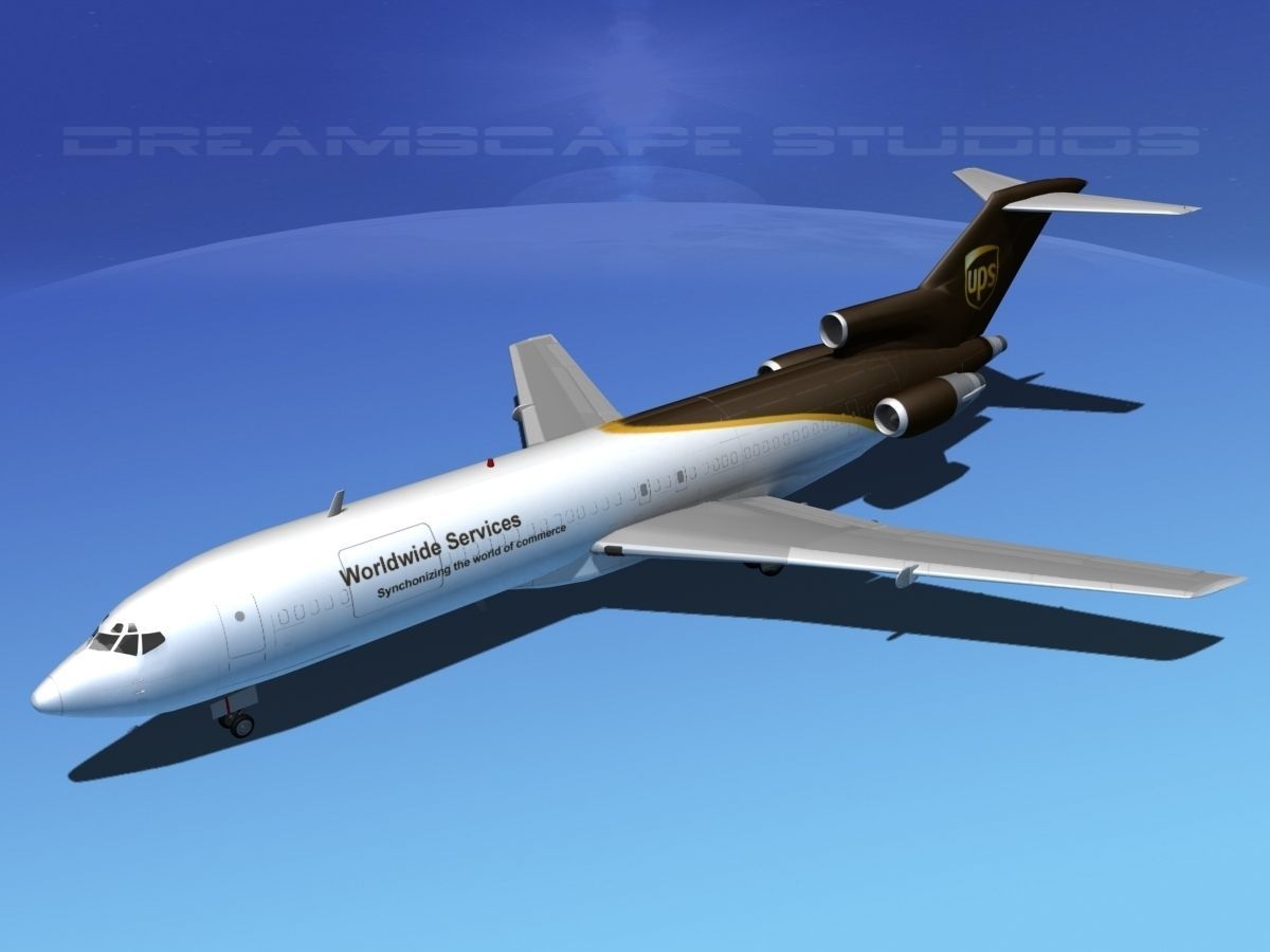 Boeing 727-200 UPS 2 3D model_15