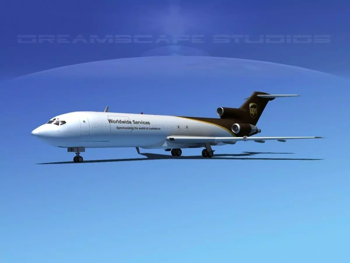 Boeing 727-200 UPS 2 3D model_0