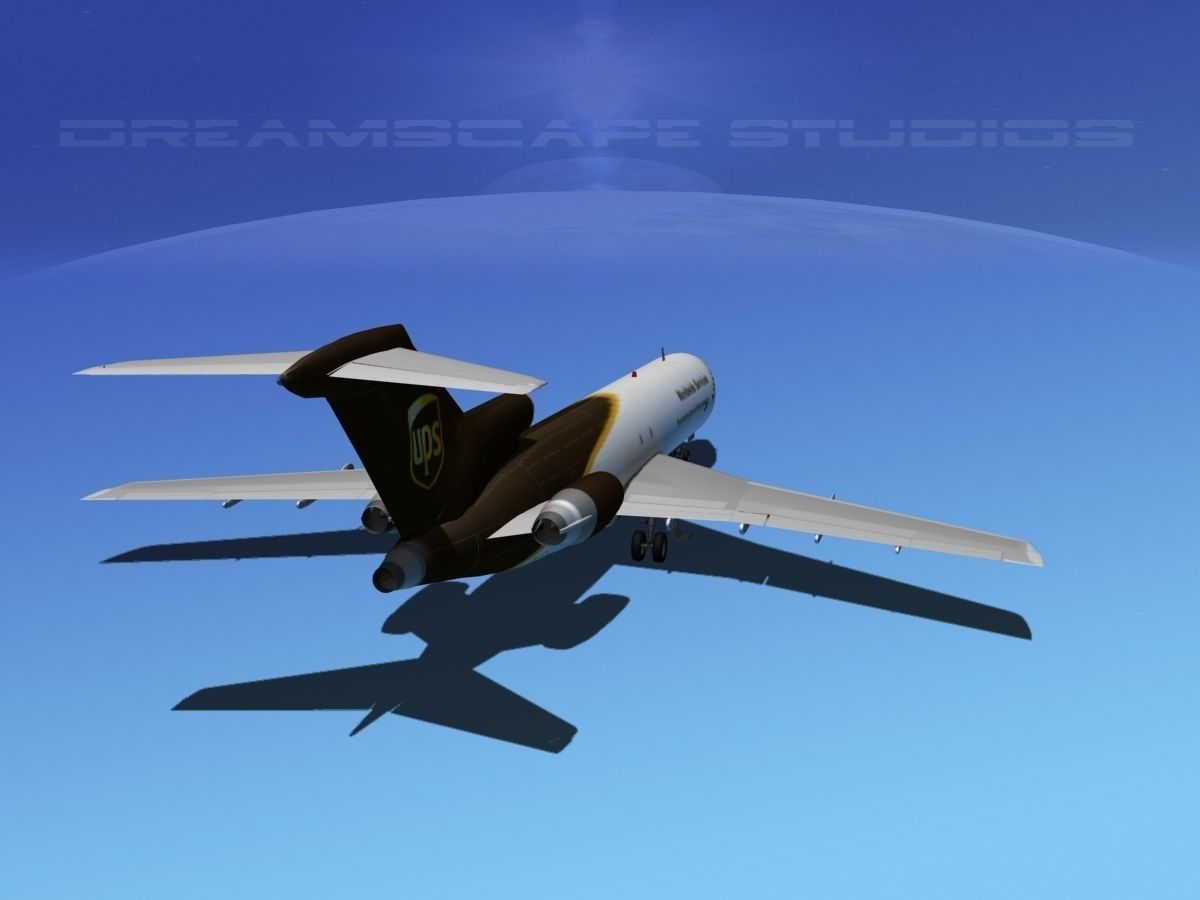 Boeing 727-200 UPS 2 3D model_11