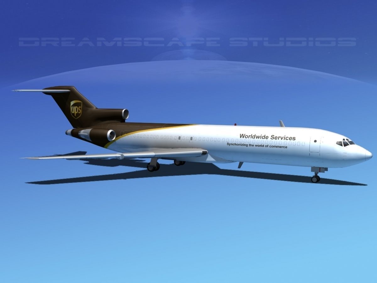 Boeing 727-200 UPS 2 3D model_8