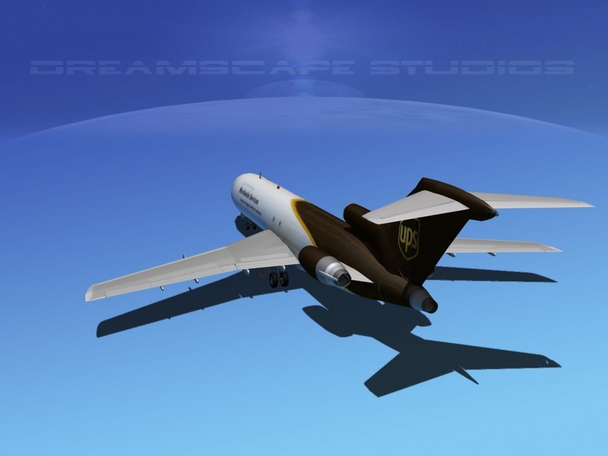 Boeing 727-200 UPS 2 3D model_13