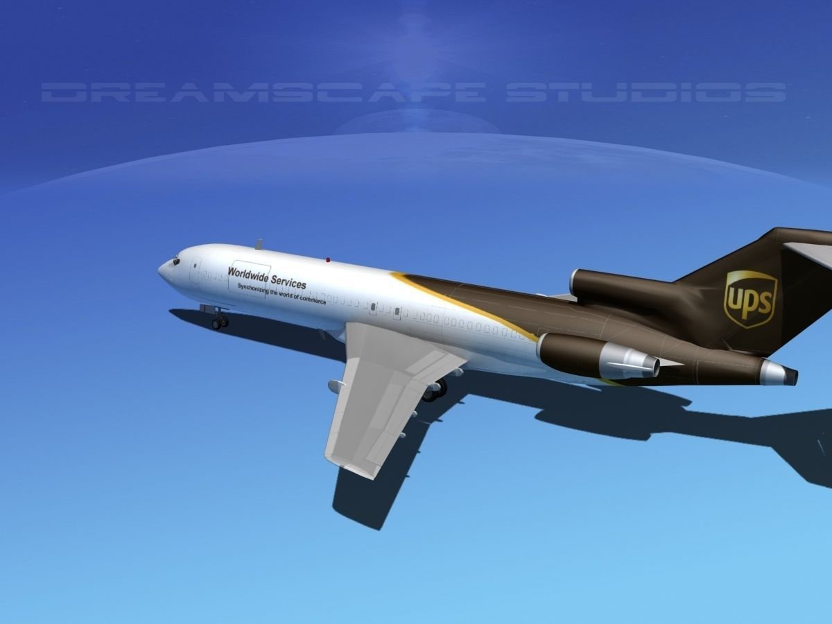Boeing 727-200 UPS 2 3D model_12