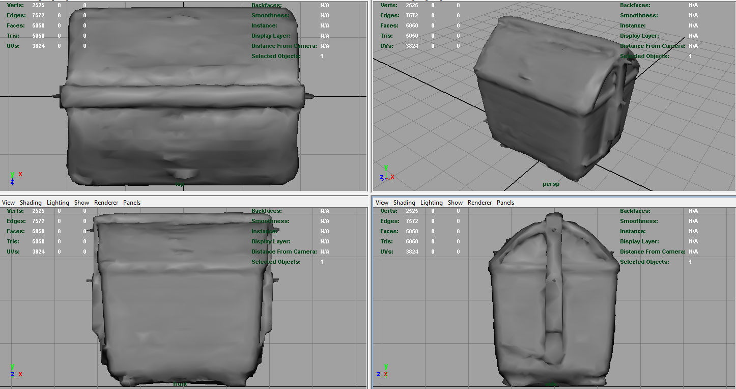 DUMPSTER trash can with graffiti Low-poly 3D model_8