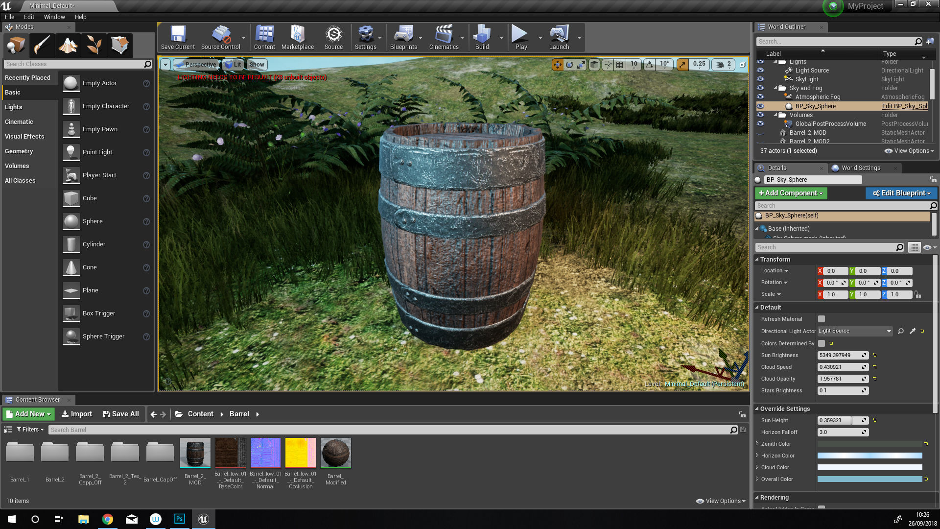 Game Ready Medieval Barrel LowPoly 3D Model Free low-poly 3D model_8