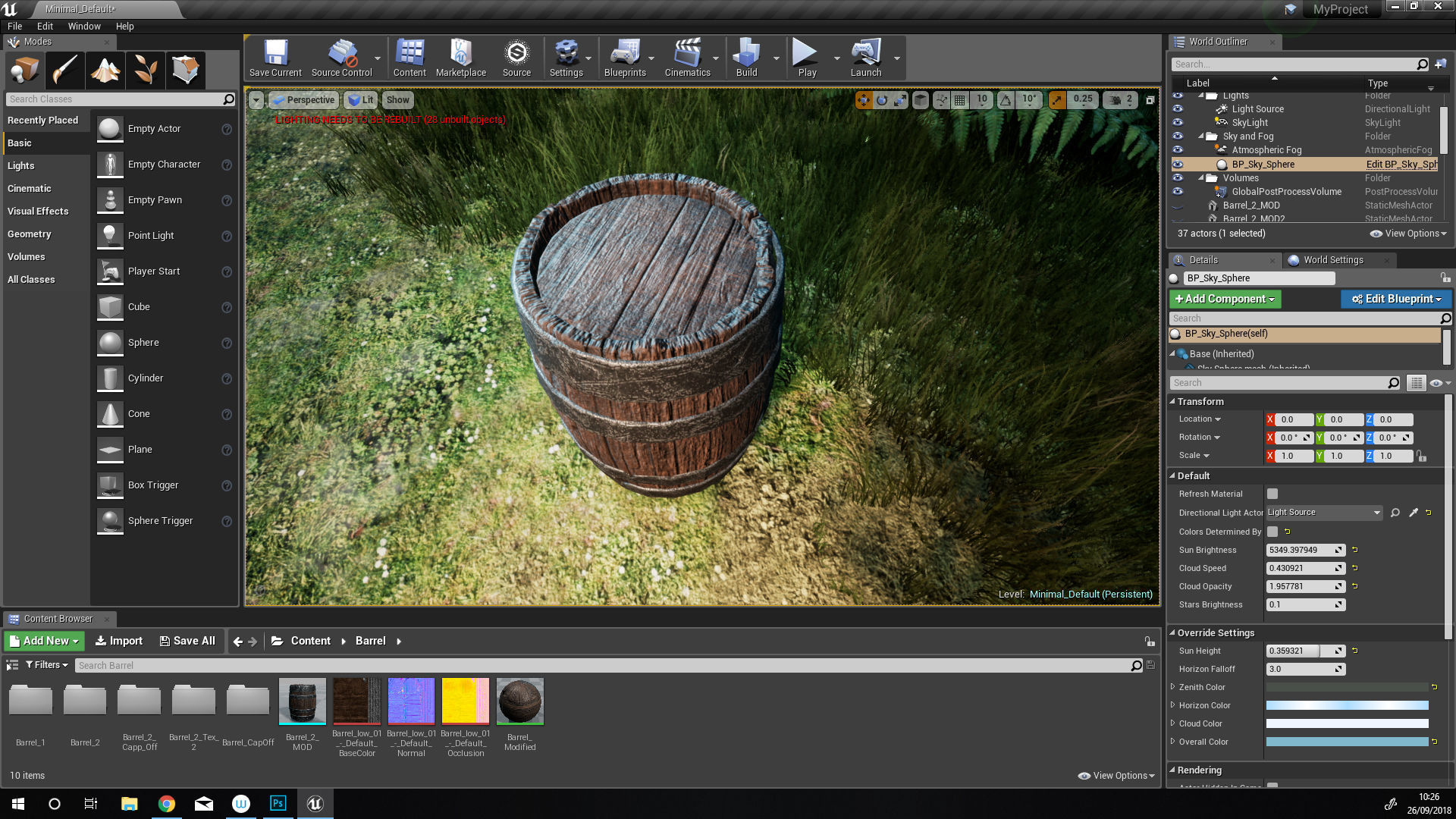 Game Ready Medieval Barrel LowPoly 3D Model Free low-poly 3D model_10