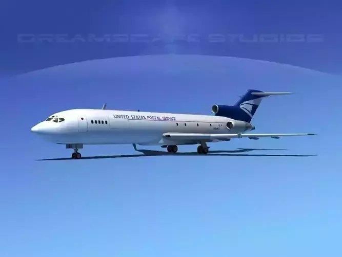Boeing 727-200 US Postal Service 3D model