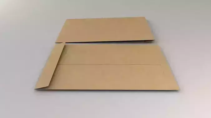 3D Envelope Size C4 3D model
