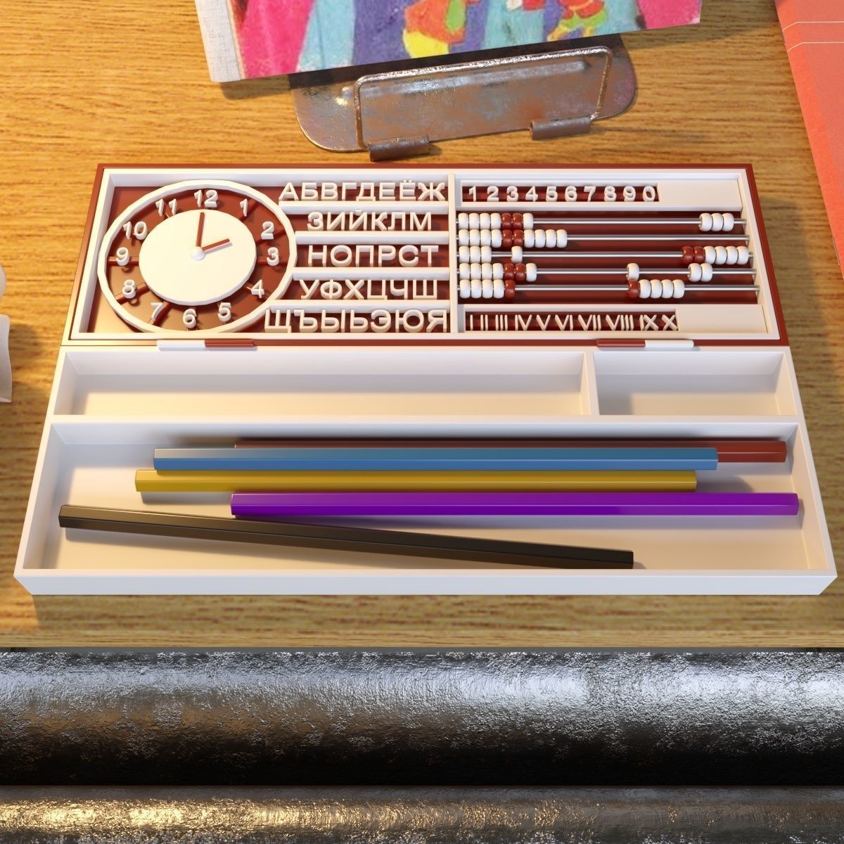 Back to USSR School 3D model_3