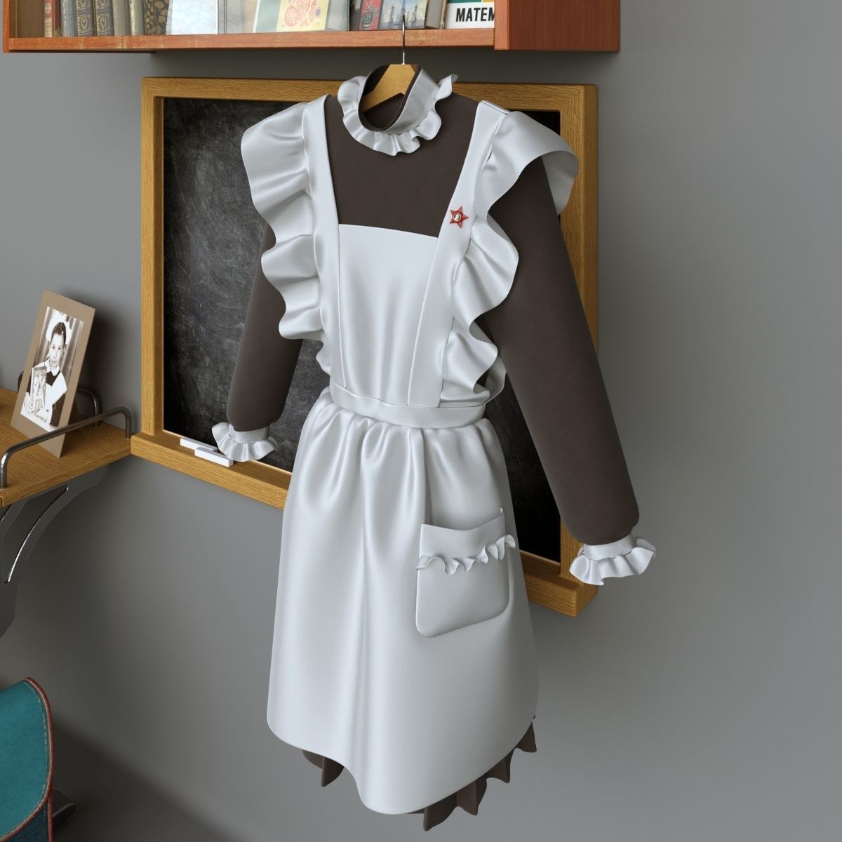 Back to USSR School 3D model_5