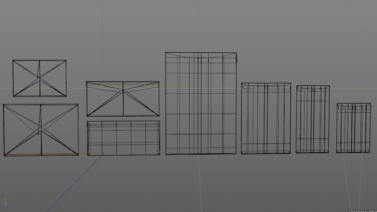 3D Envelopes  ALL Sizes Vol-1 3D model_9