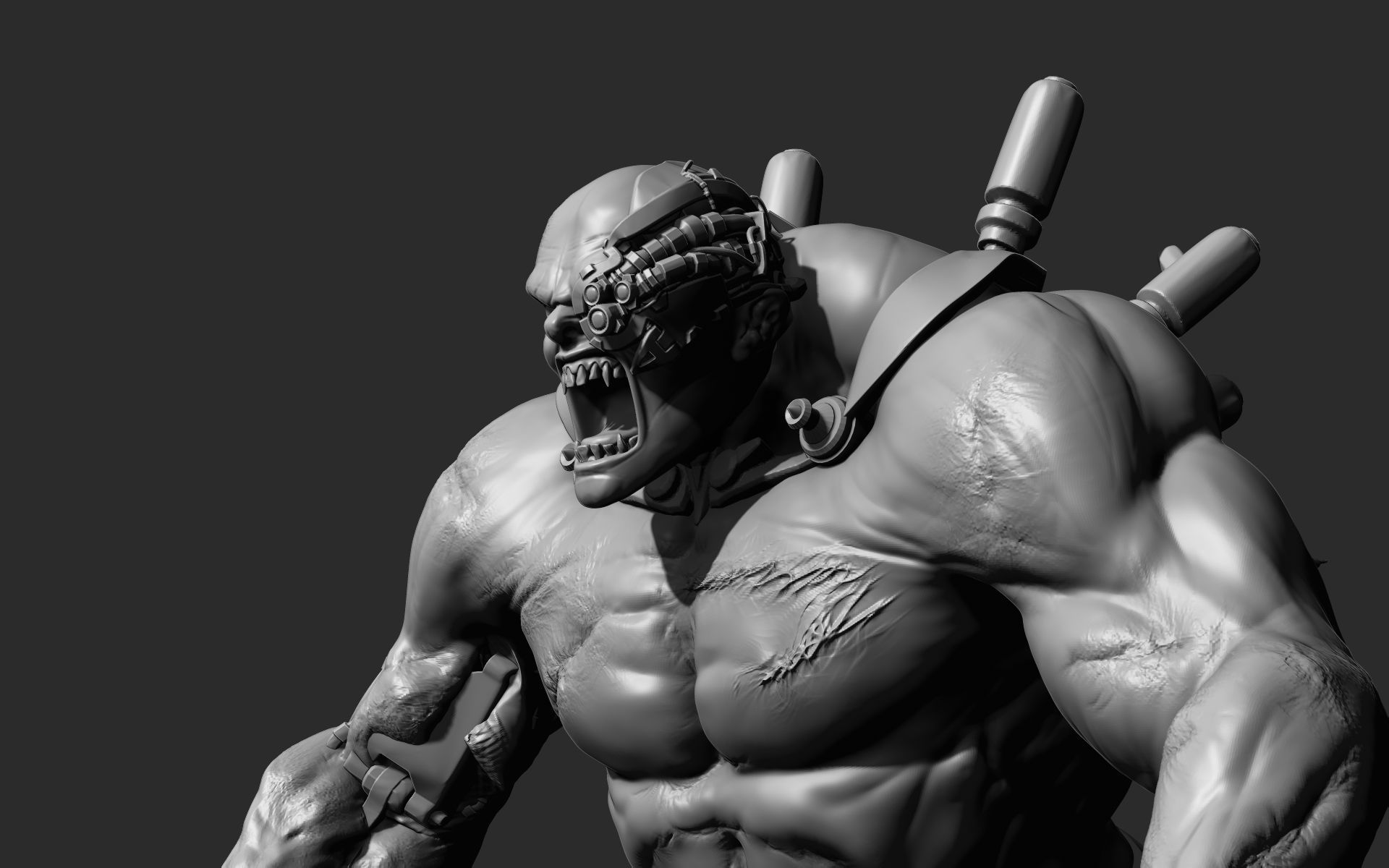 Cyber Zombie 3D model_13