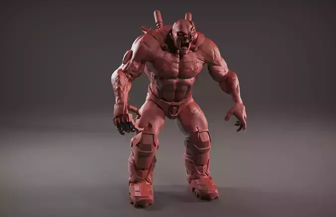 Cyber Zombie 3D model