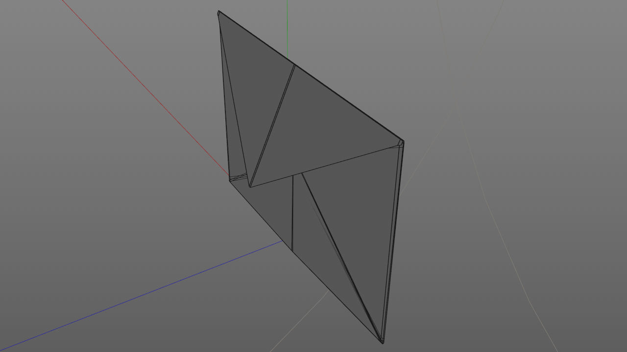 3D Envelope Size C5 BANKER 3D model_5