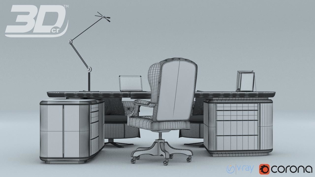 Gallen Office DeLuxe Set 3D model_9