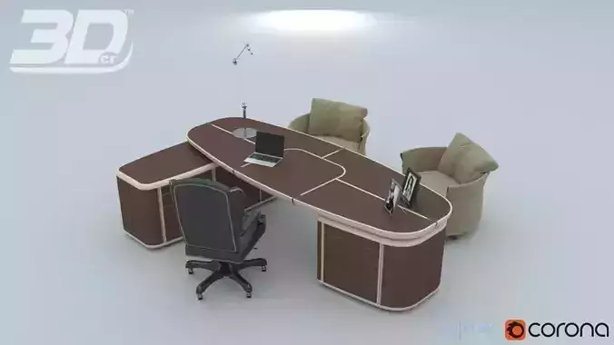 Gallen Office DeLuxe Set 3D model