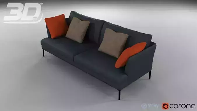 Portofino Sofa 3D model