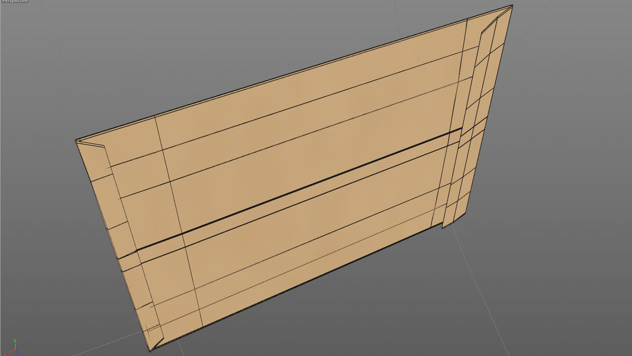 3D Envelope Size C5 Pocket 3D model_4