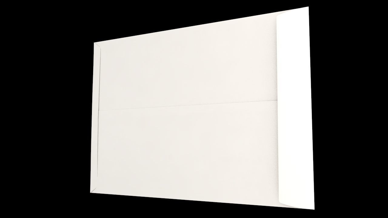 3D Envelope Size C5 Pocket 3D model_1