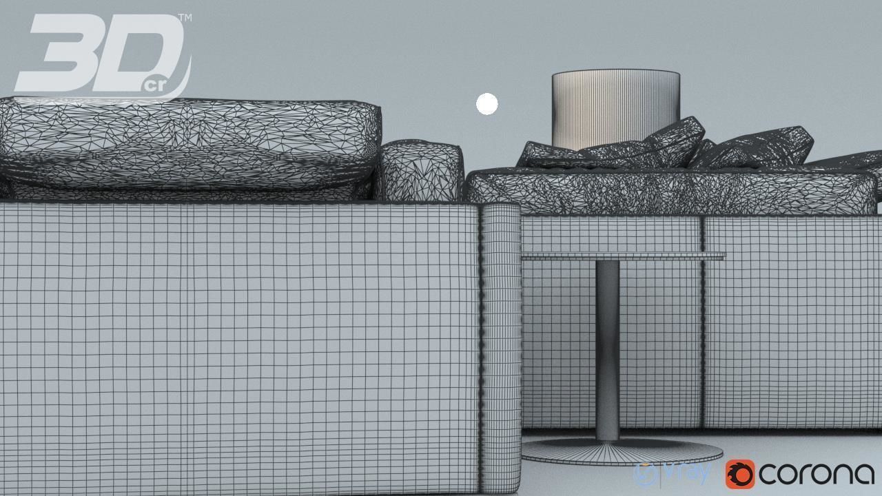 Vadim Sofa Set 3D model_11