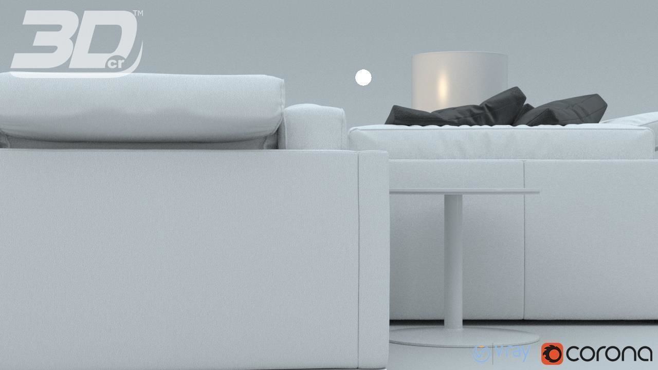 Vadim Sofa Set 3D model_10