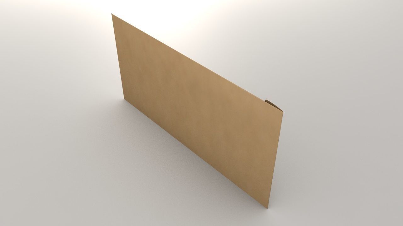 3D Envelope Size DL Pocket 3D model_3