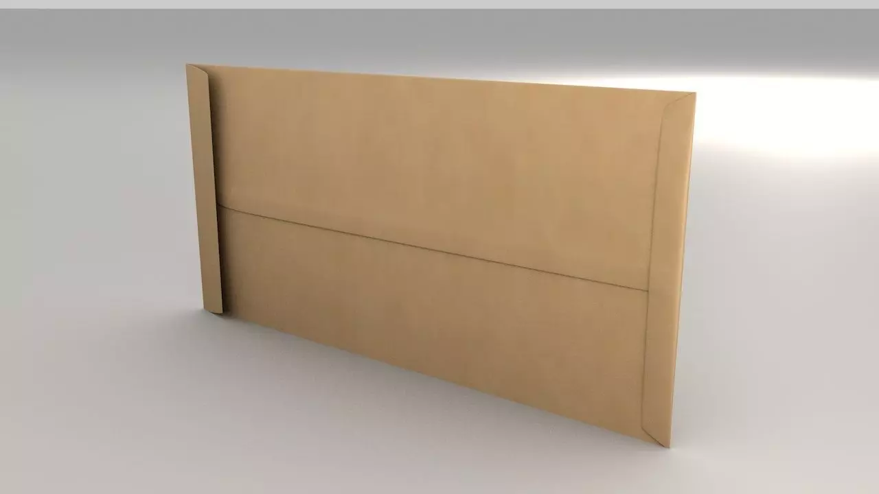 3D Envelope Size DL Pocket 3D model_0