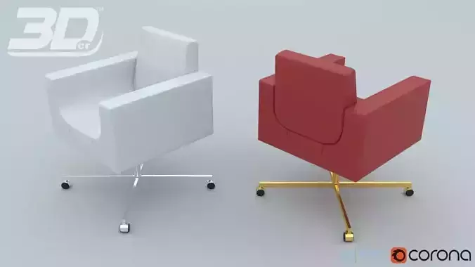feron armchair 3D model