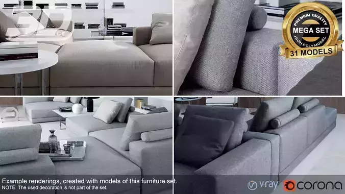 Paskel Sofa Modular Set