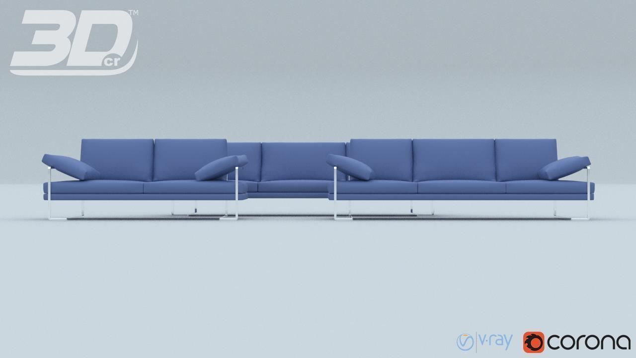 Nesso Sofa Set 3D model_9