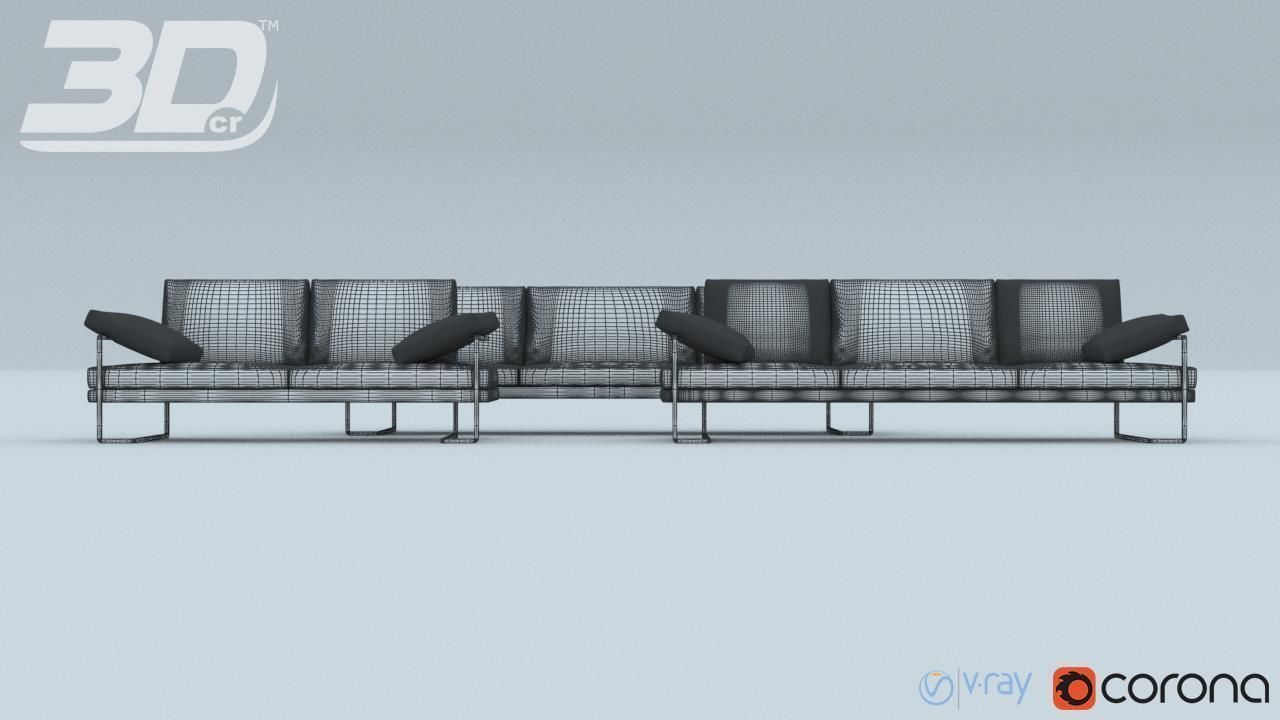 Nesso Sofa Set 3D model_10