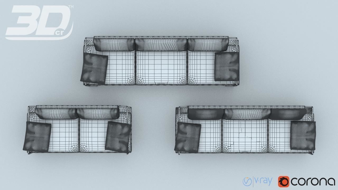 Nesso Sofa Set 3D model_14