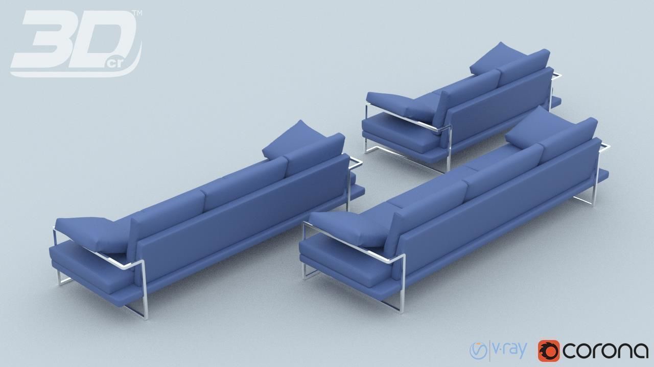 Nesso Sofa Set 3D model_7