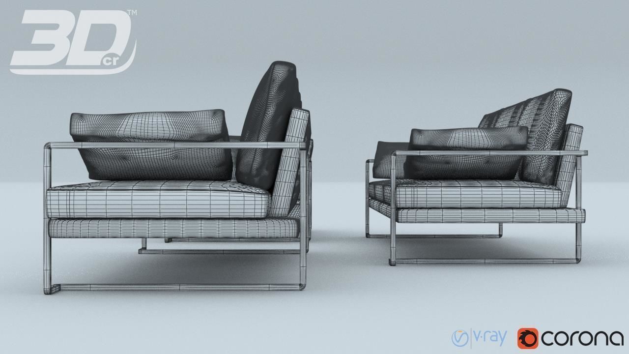 Nesso Sofa Set 3D model_12