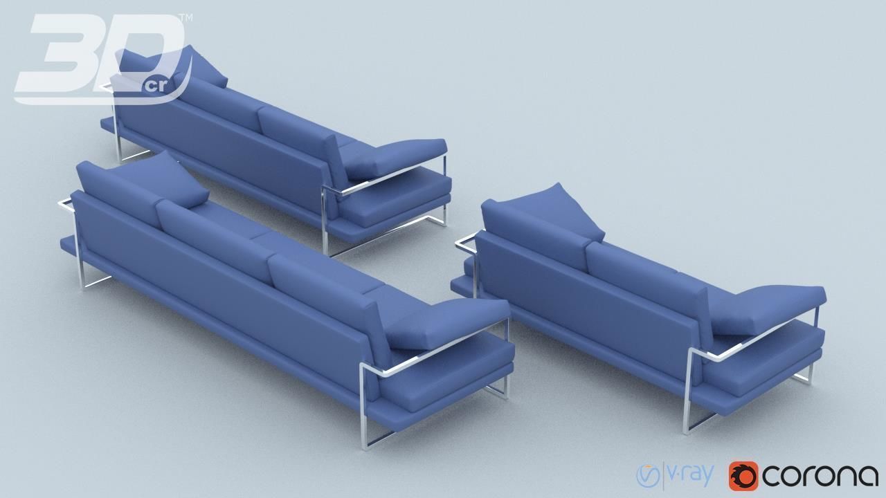 Nesso Sofa Set 3D model_5