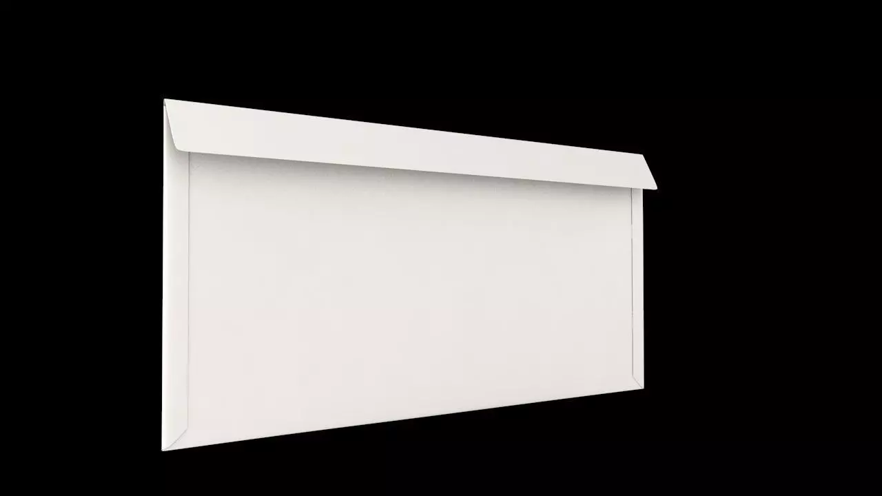 3D Envelope Size DL Wallet 3D model_0