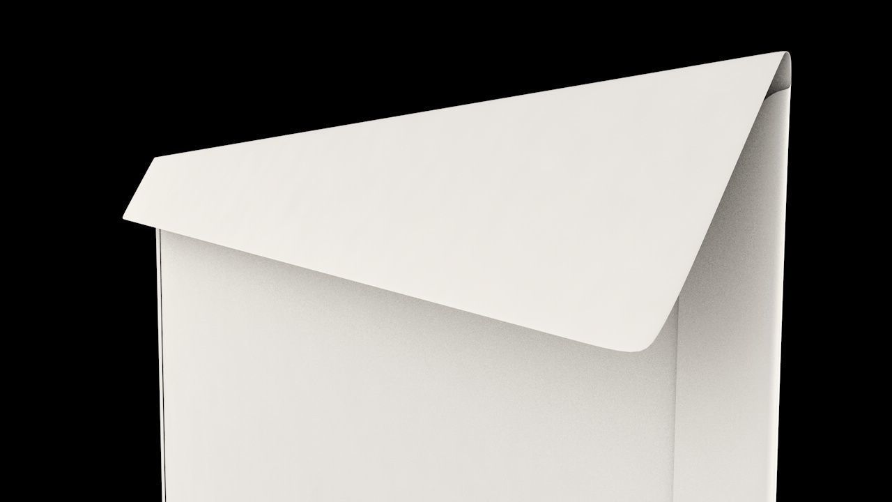 3D Envelope Size DL Wallet 3D model_3