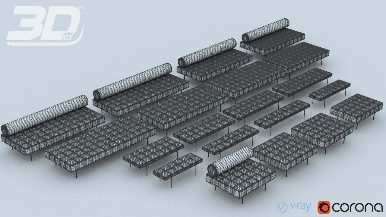 Loxy Sofa Modular Set 3D model_4
