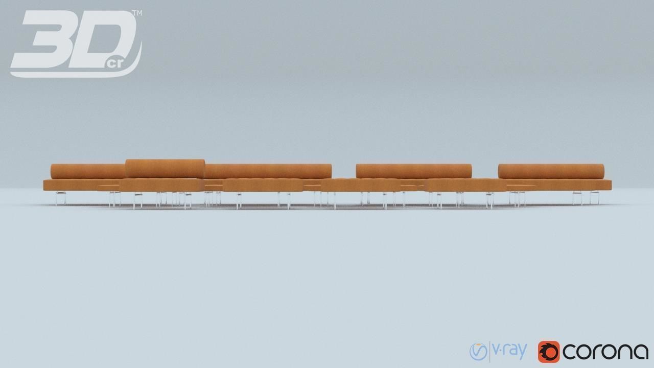 Loxy Sofa Modular Set 3D model_9