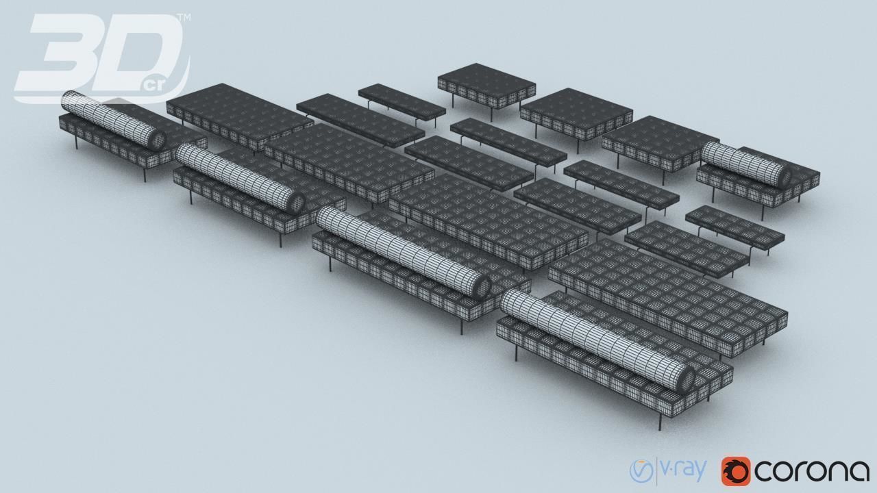 Loxy Sofa Modular Set 3D model_6