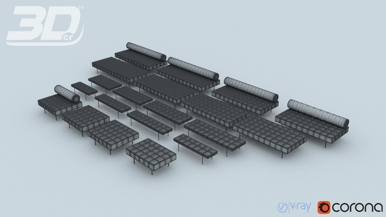 Loxy Sofa Modular Set 3D model_2
