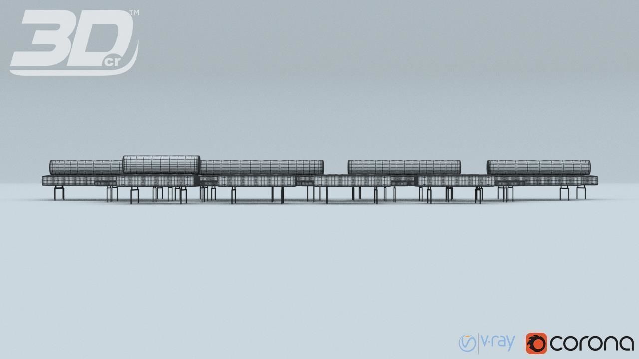 Loxy Sofa Modular Set 3D model_10